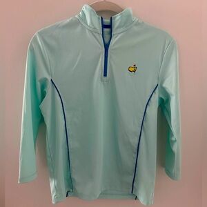 Girls Masters Teal Quarter Zip